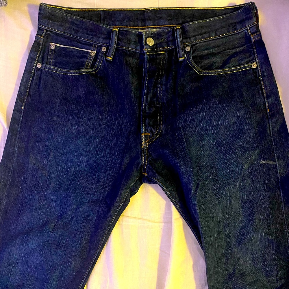 4 Pair of Custom Levis Made and Crafted, Selvedge, Vintage 501 Selvedge.